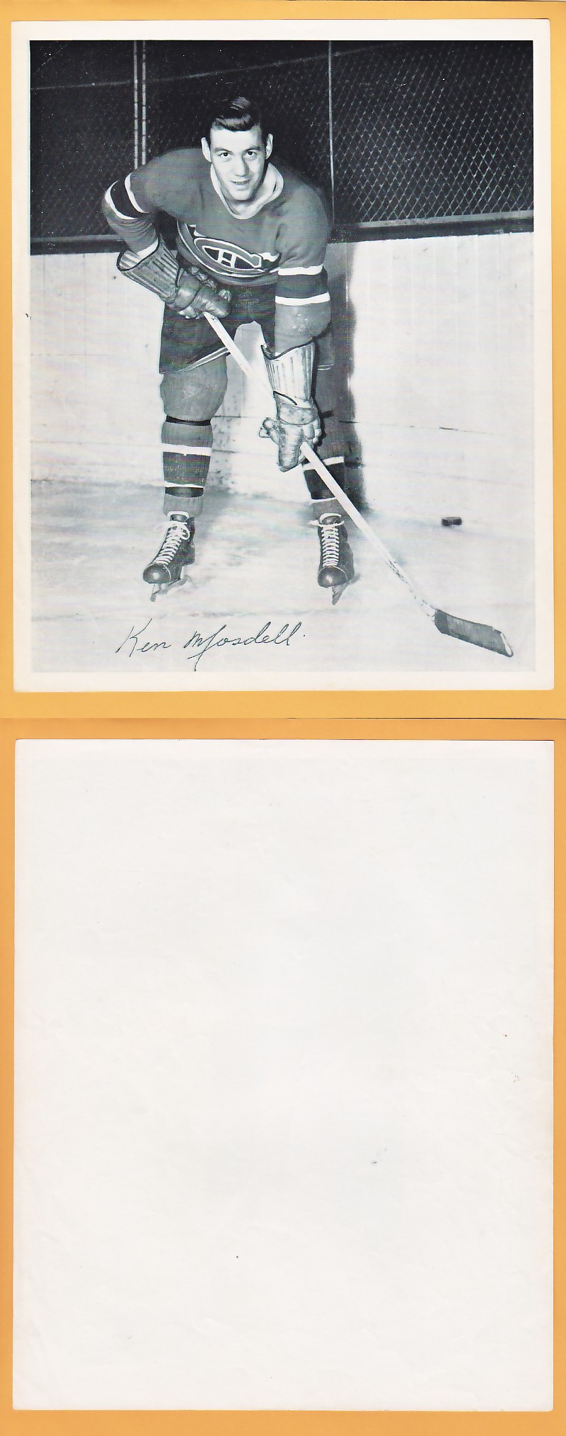 1945-54 QUAKER OATS PHOTO KEN MOSDELL V.3 photo 1945-54 QUAKER OATS PHOTO KEN MOSDELL V.3 photo